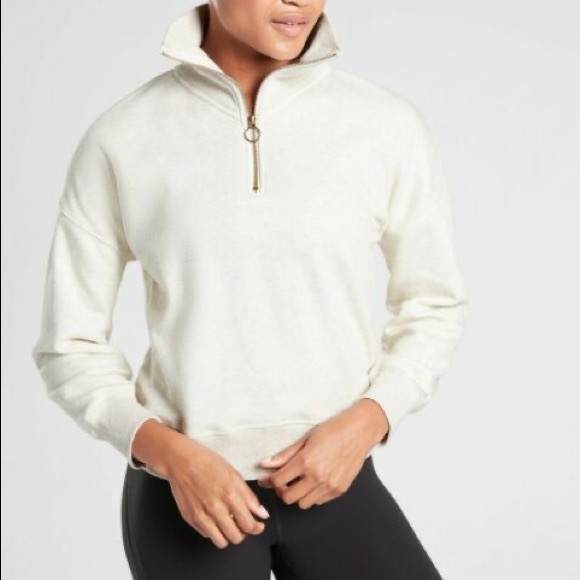 Athleta Sweaters - NWOT ATHLETA COZY KARMA 1/4 ZIP.